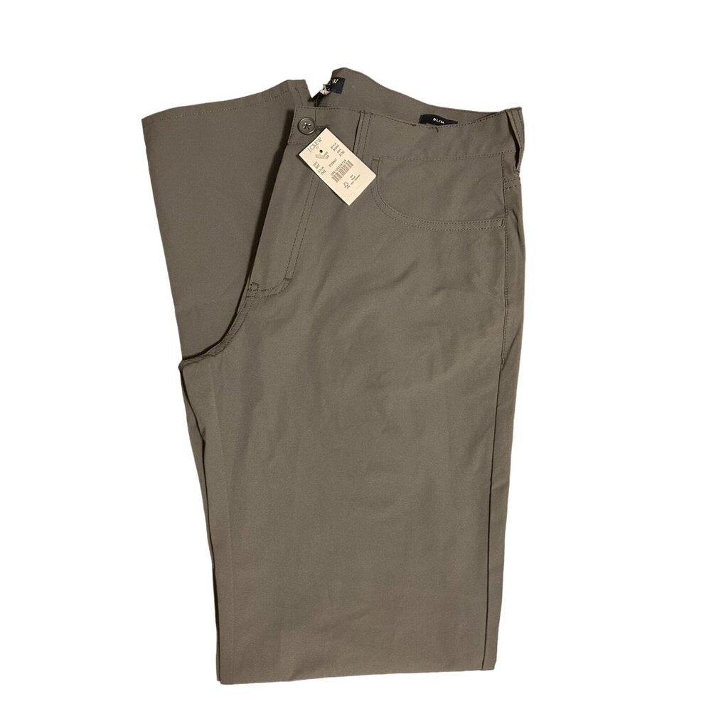 J. Crew Slim-fit tech pant Catskill Green 31X32